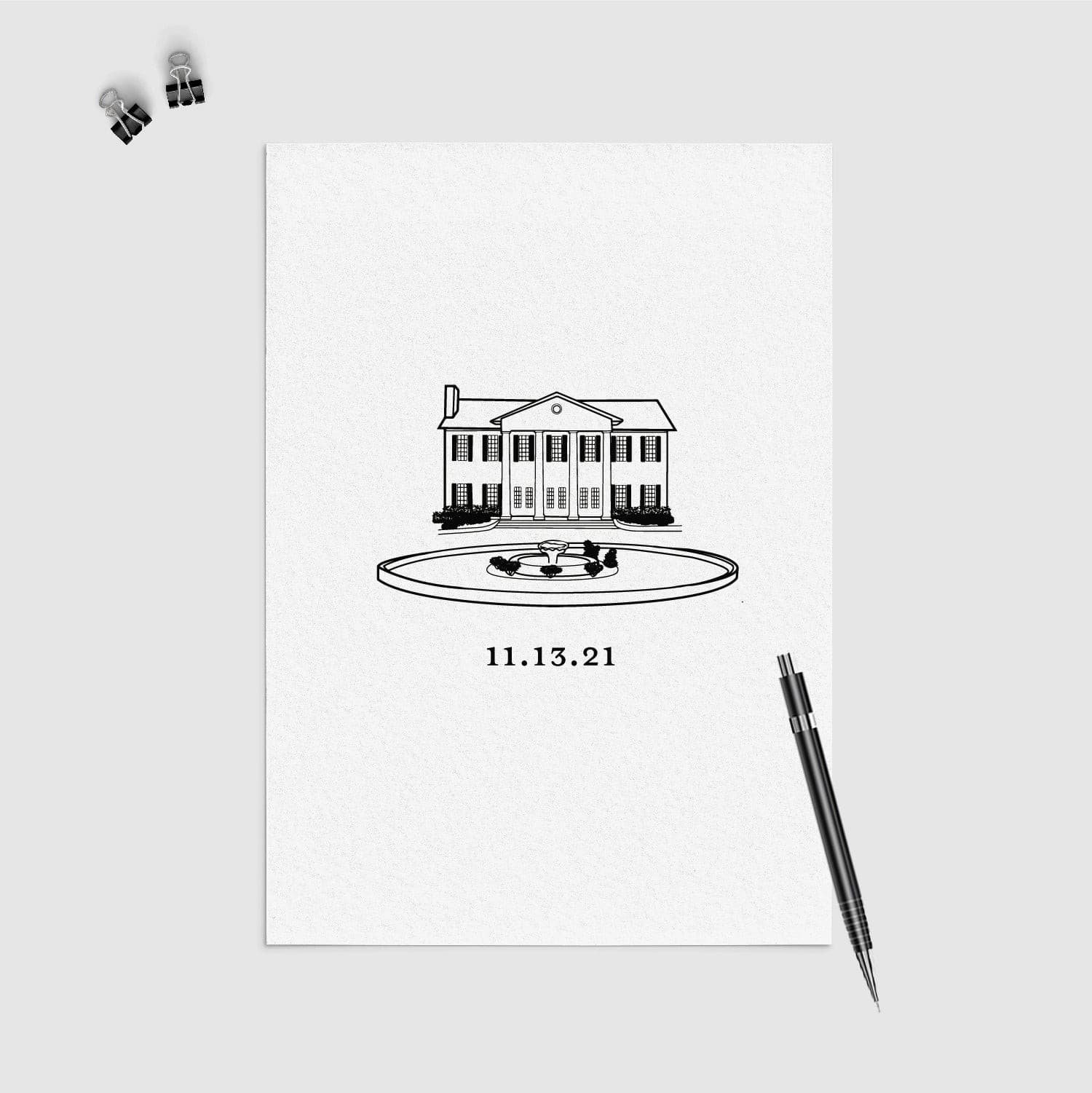 venue sketch | digital file