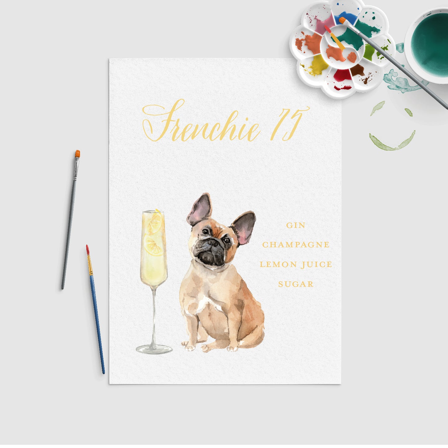 Personalized pet signature cocktail signage