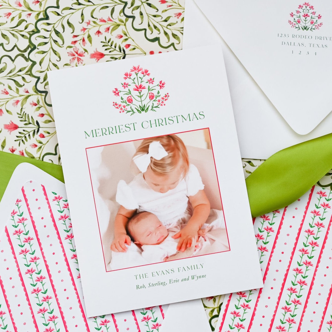 block | holiday card | pearly gates designs