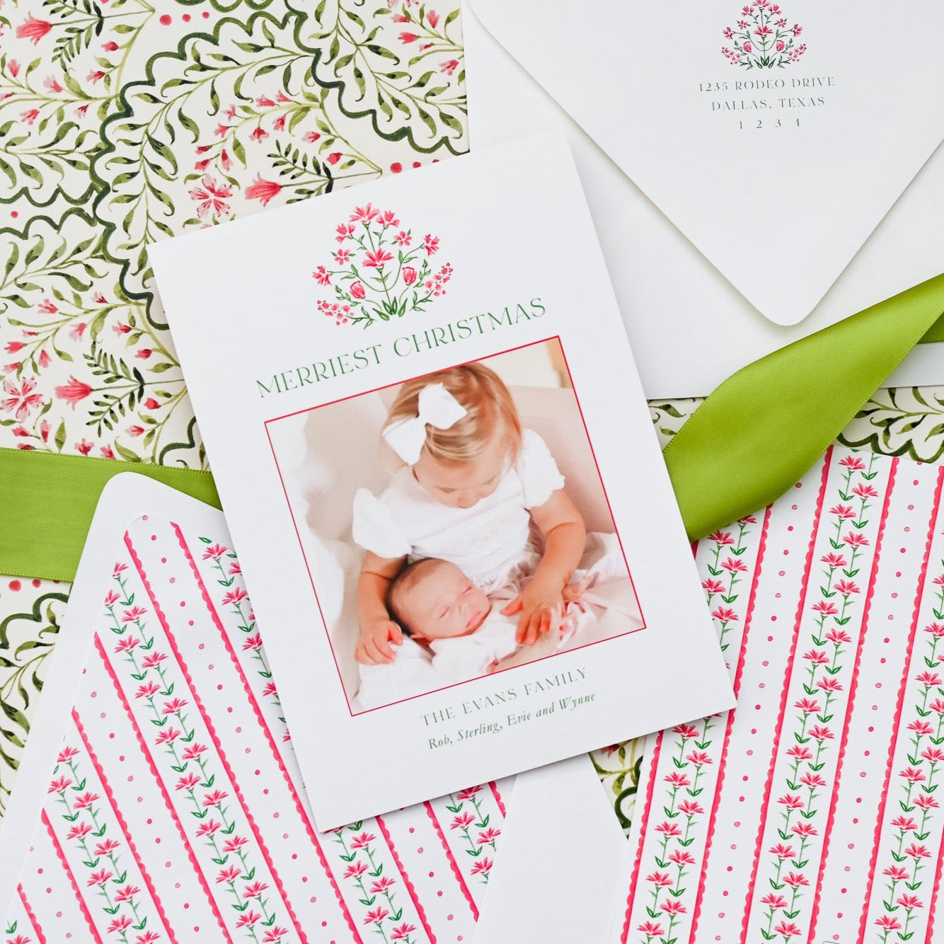 block | holiday card | pearly gates designs