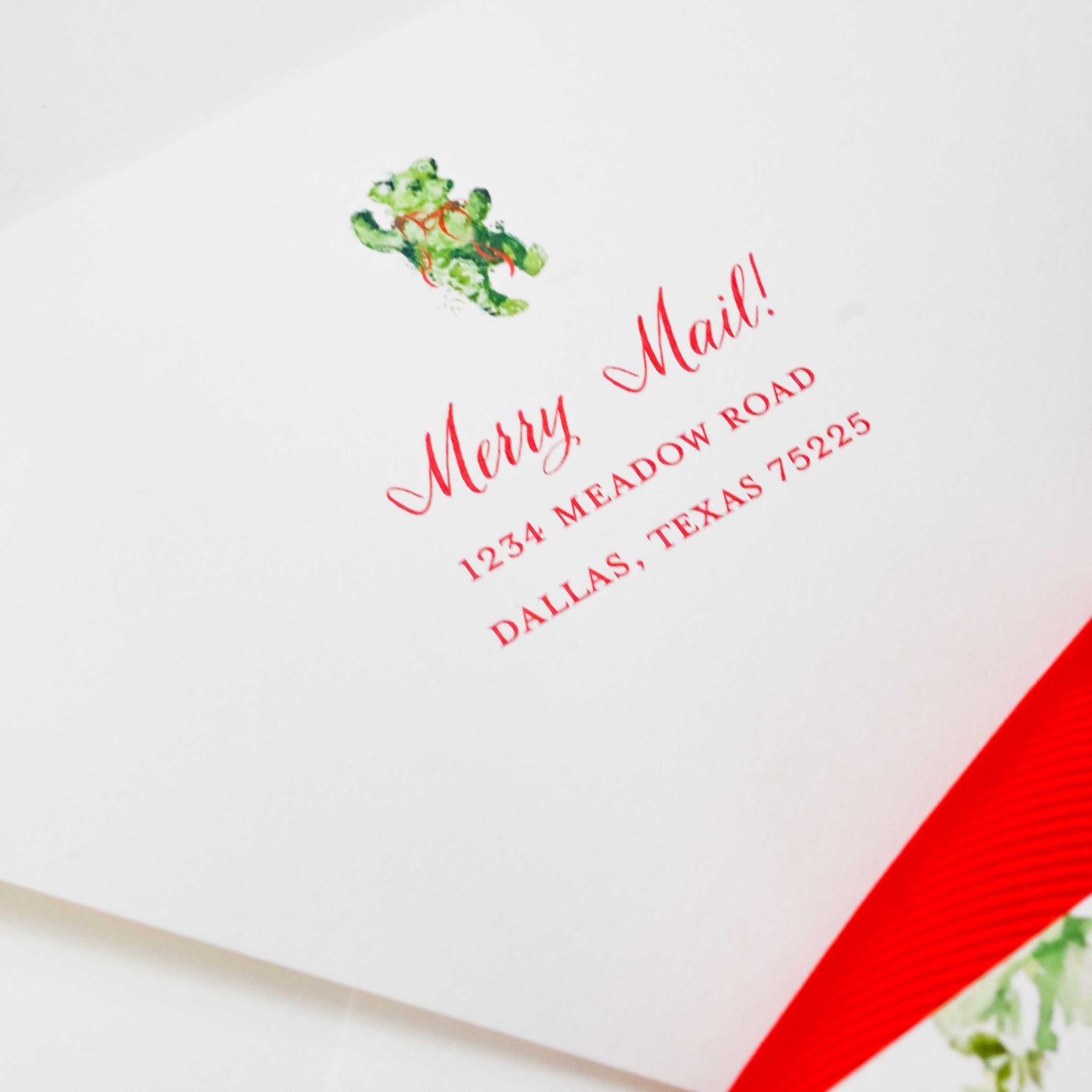 merry merry bows | holiday card | mesh by alex