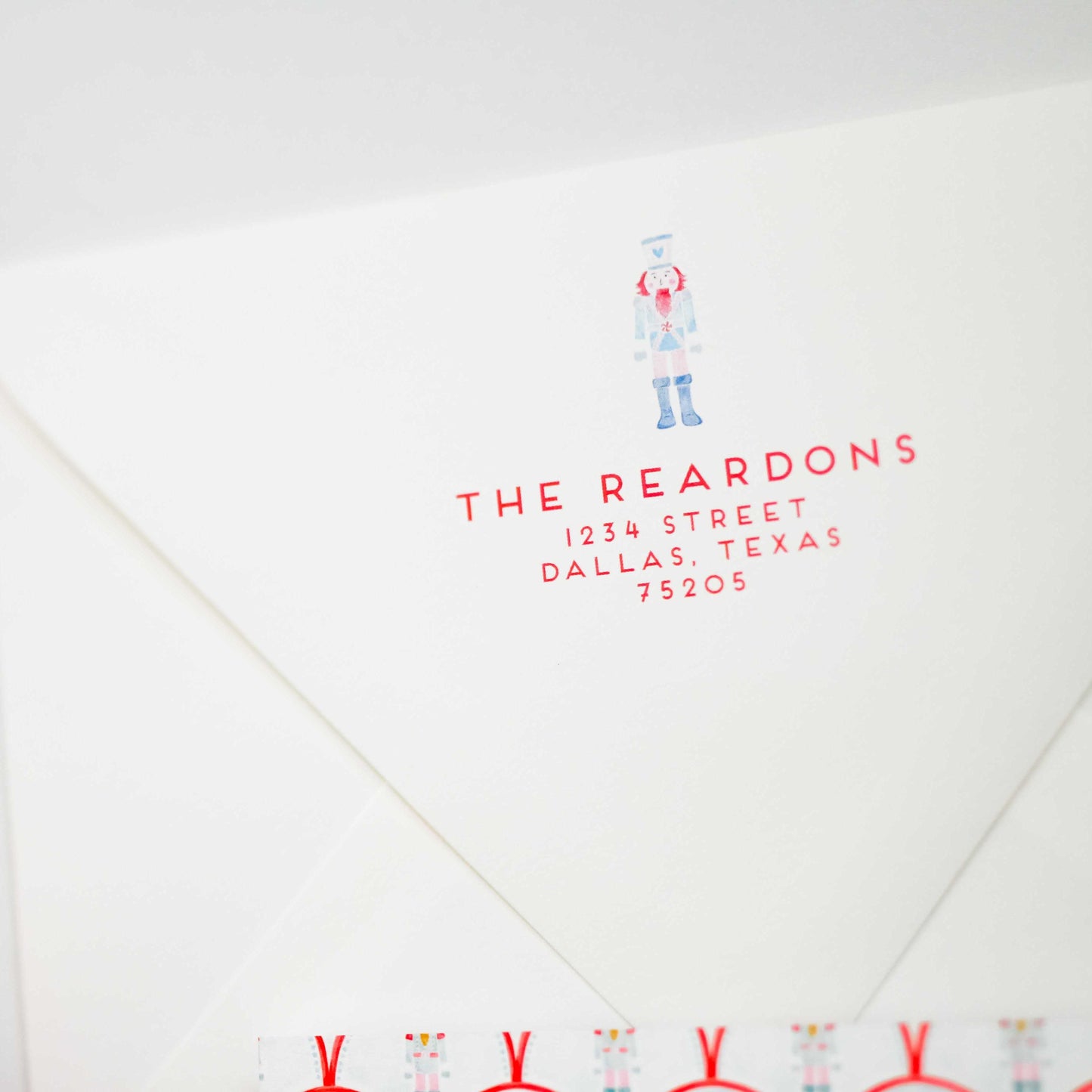 blue and red nutcrackers | holiday card | bethany kelm