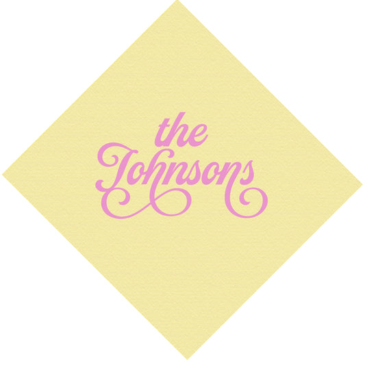 Custom Cocktail Napkin