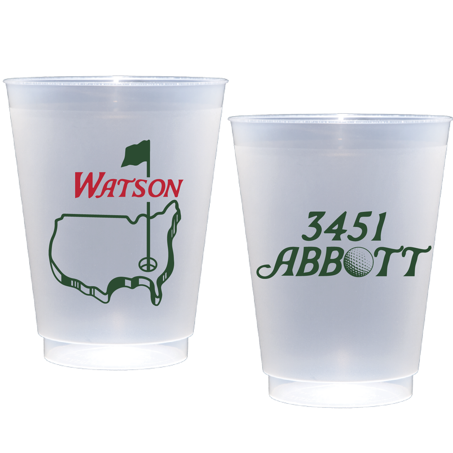 Personalized golf | Frosted Flex Cup