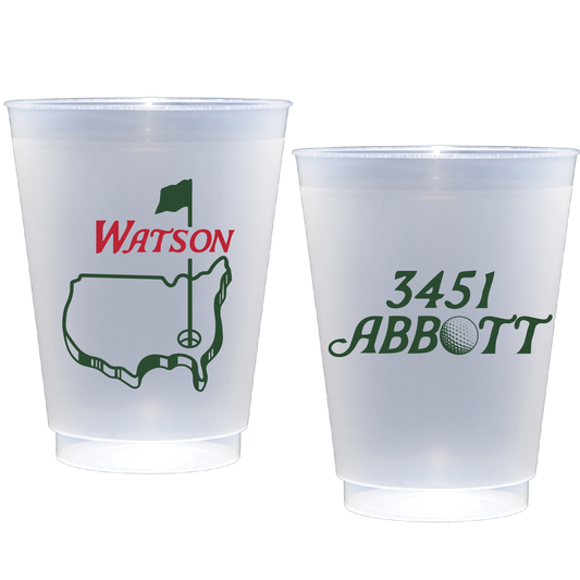 Personalized golf | Frosted Flex Cup