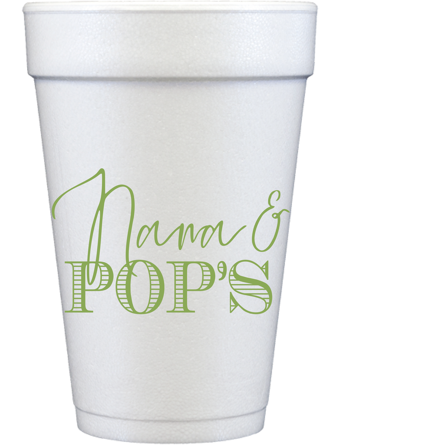 Personalized names | styrofoam cup