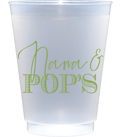 Prsonalized grandparents names | Frosted Flex Cup