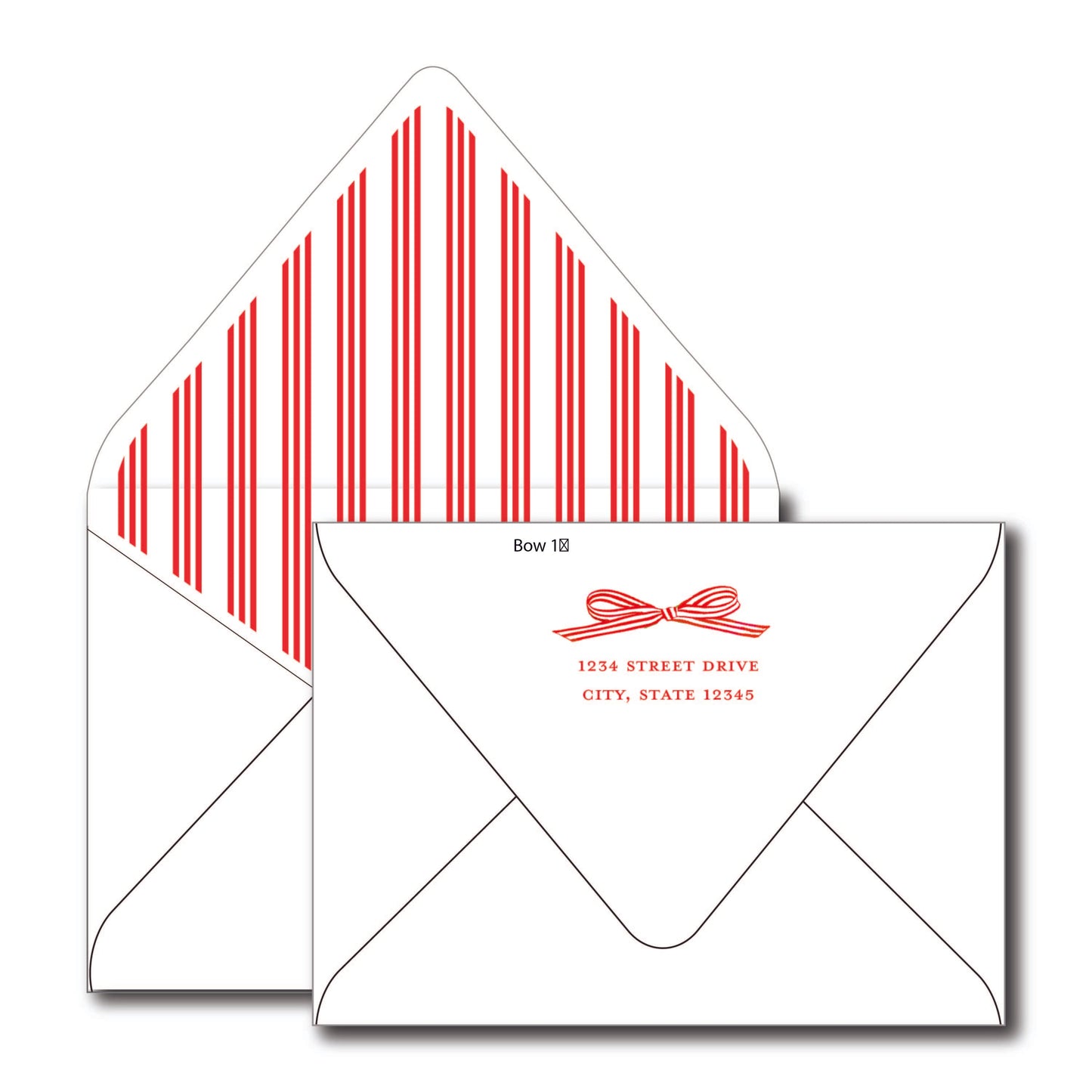 bow tree | holiday card | mesh by alex