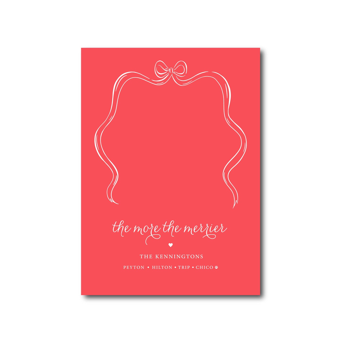 Foil-Stamped Christmas Card