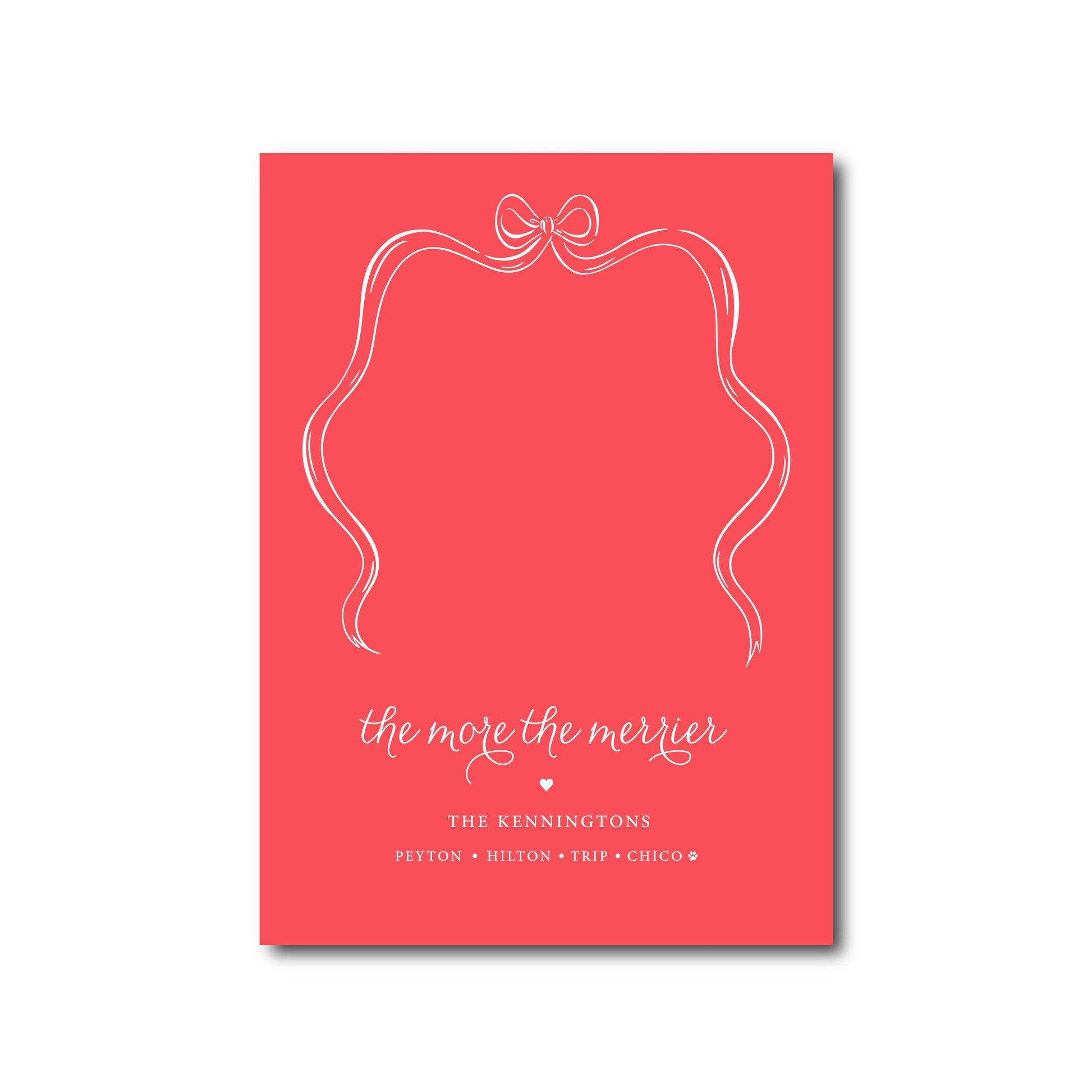 Foil-Stamped Christmas Card