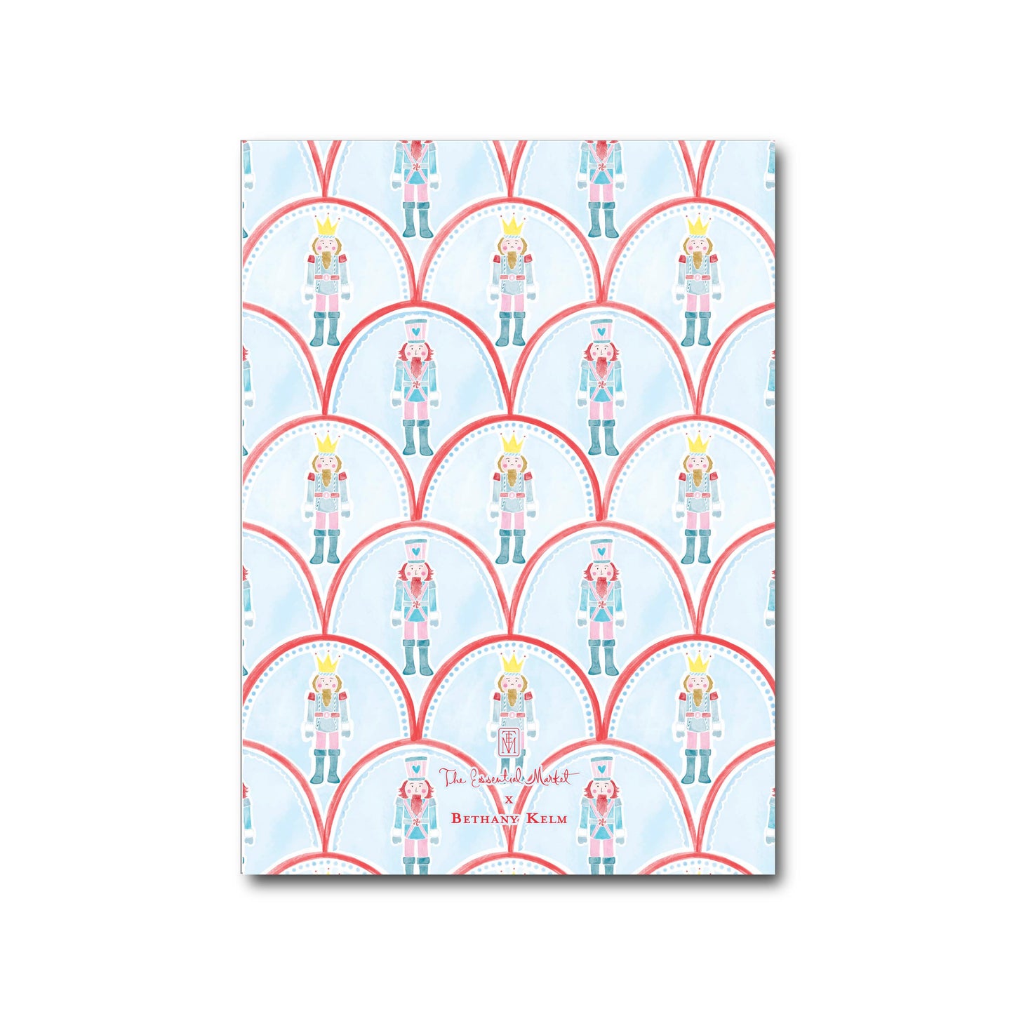 blue and red nutcrackers | holiday card | bethany kelm