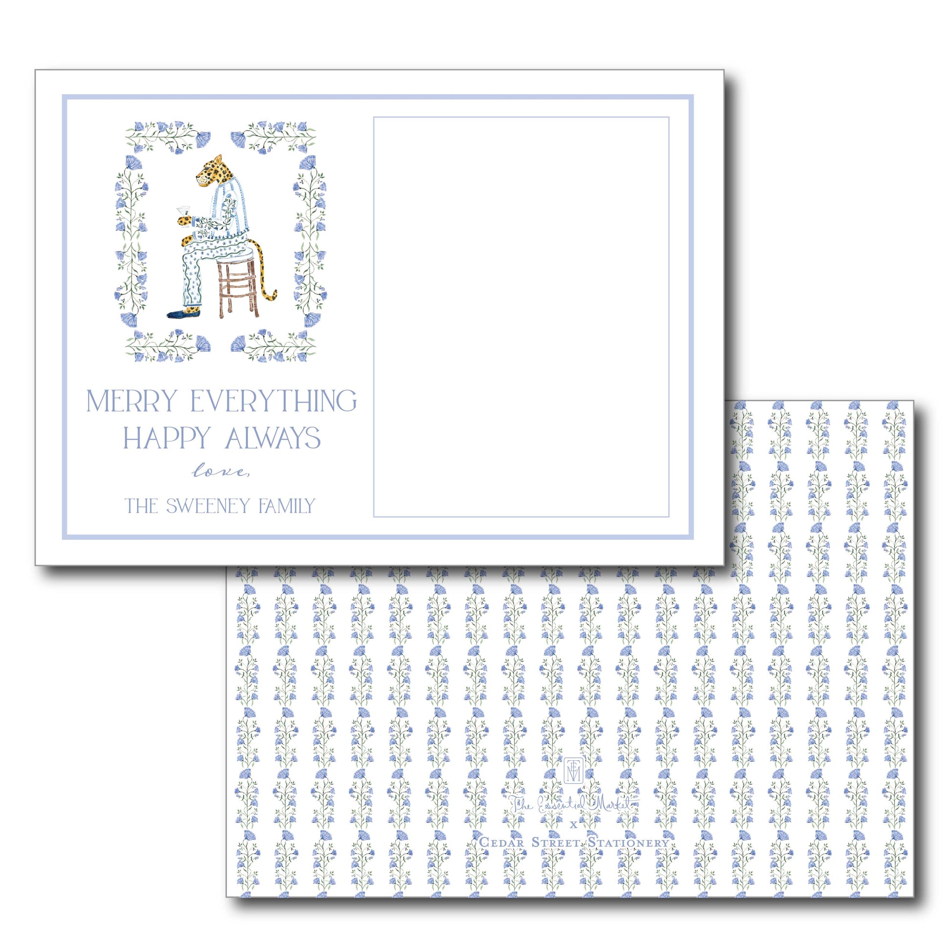 The Essential Market Custom Holiday Card