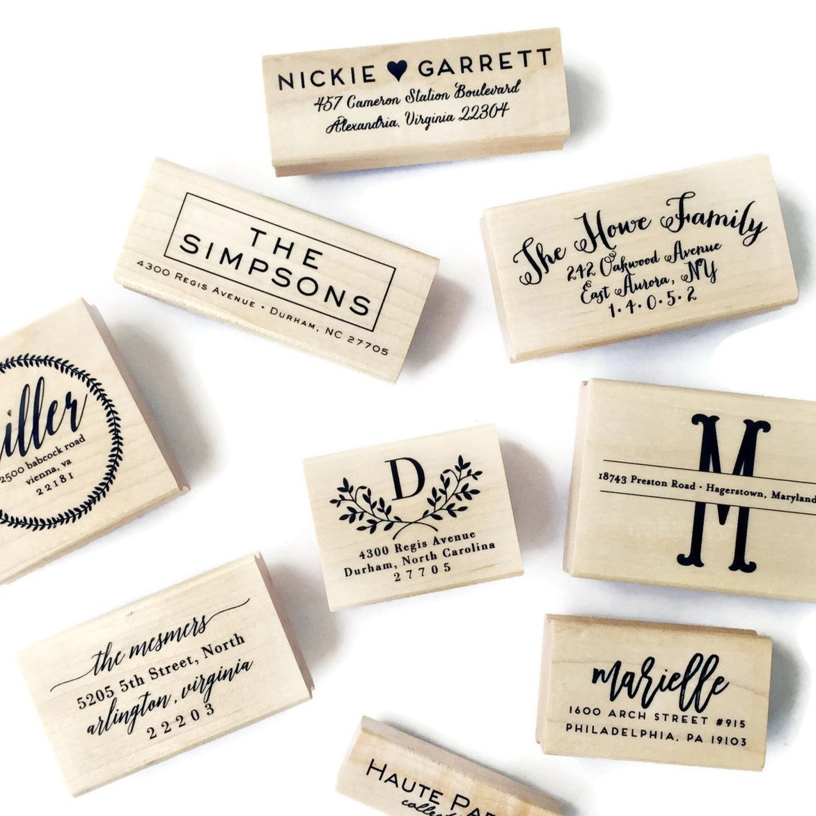 personalized return address stamps