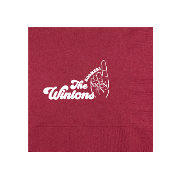 OU Boomer Personalized Cocktail Napkins