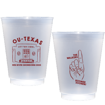 OU Red River Personalized Flex Cup