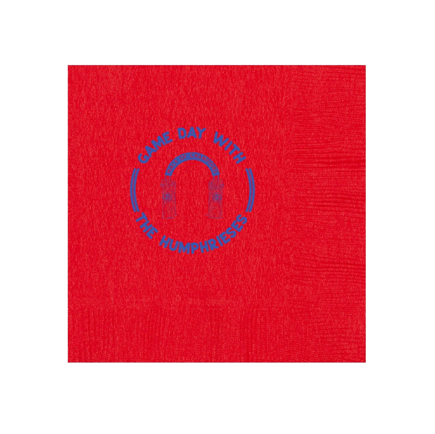 Ole Miss Game Day Personalized Cocktail Napkins