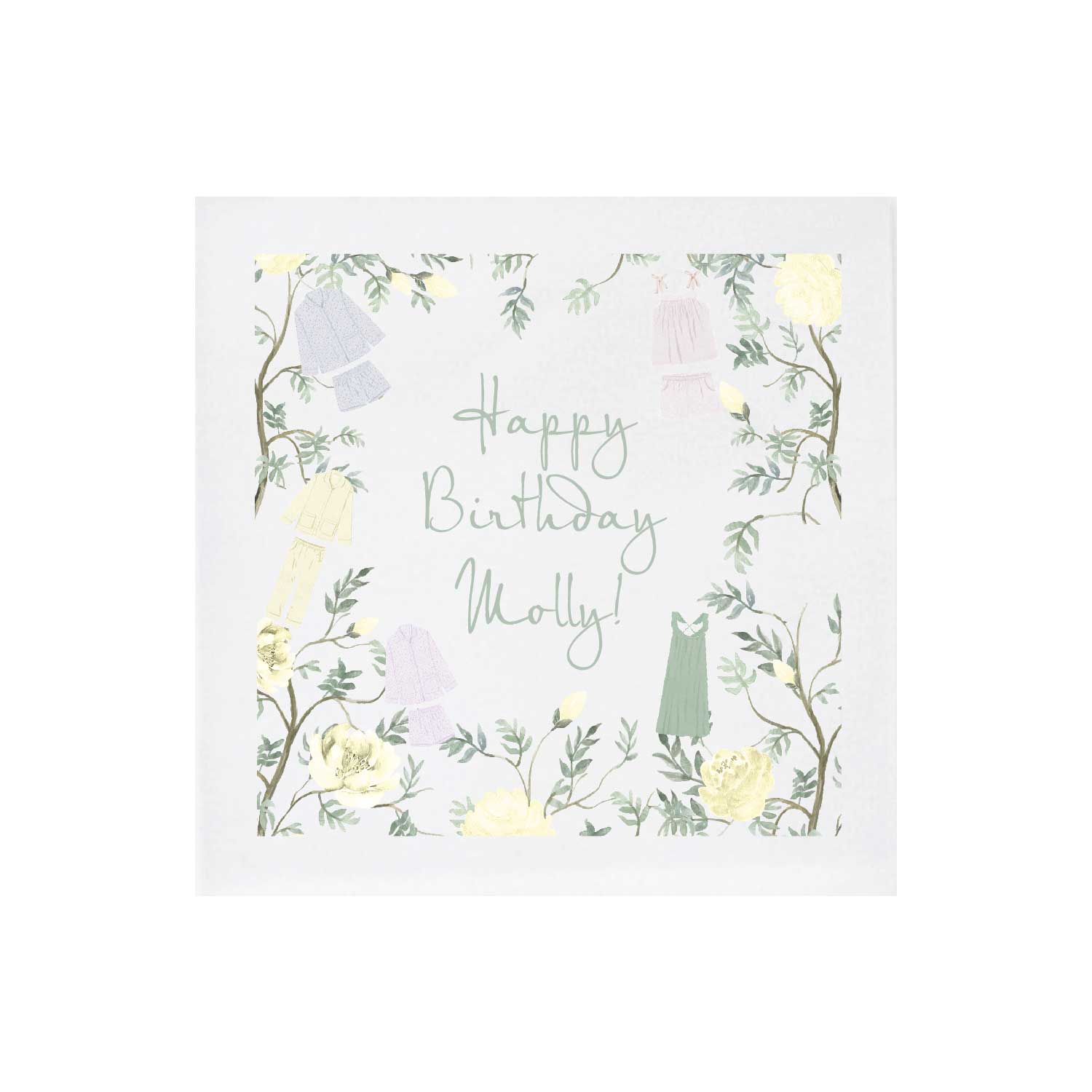 pajama party | digital | napkins | 3ply or linen