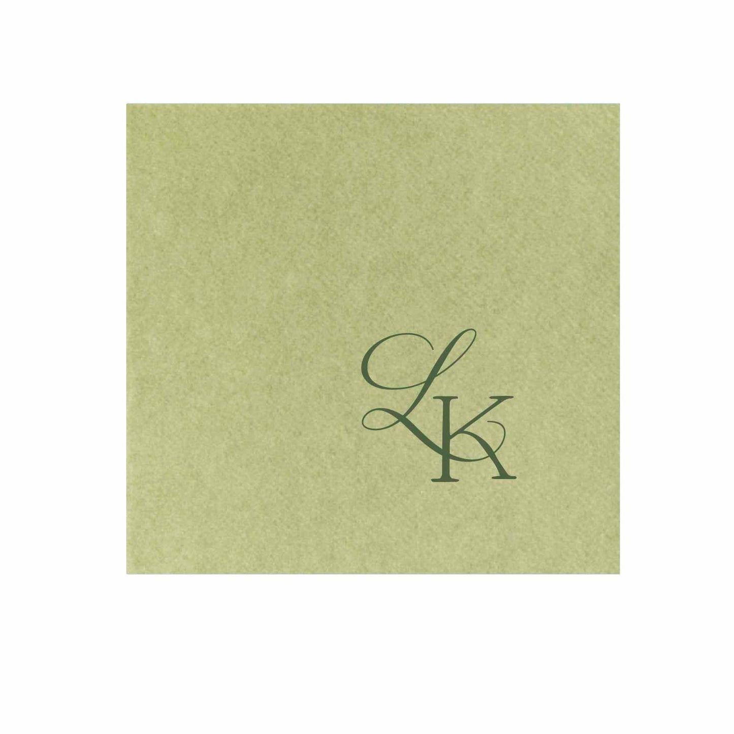classic Personalized Cocktail Napkins