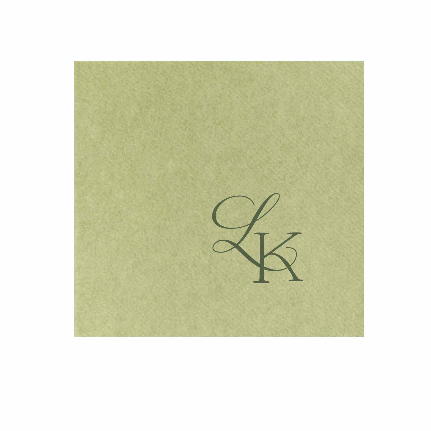 classic Personalized Cocktail Napkins