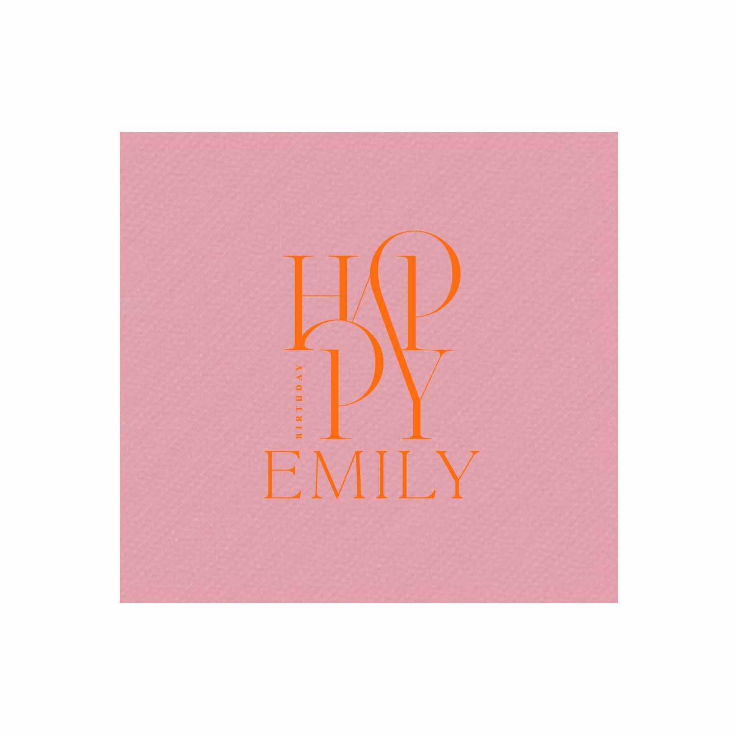 happy personalized cocktail napkins