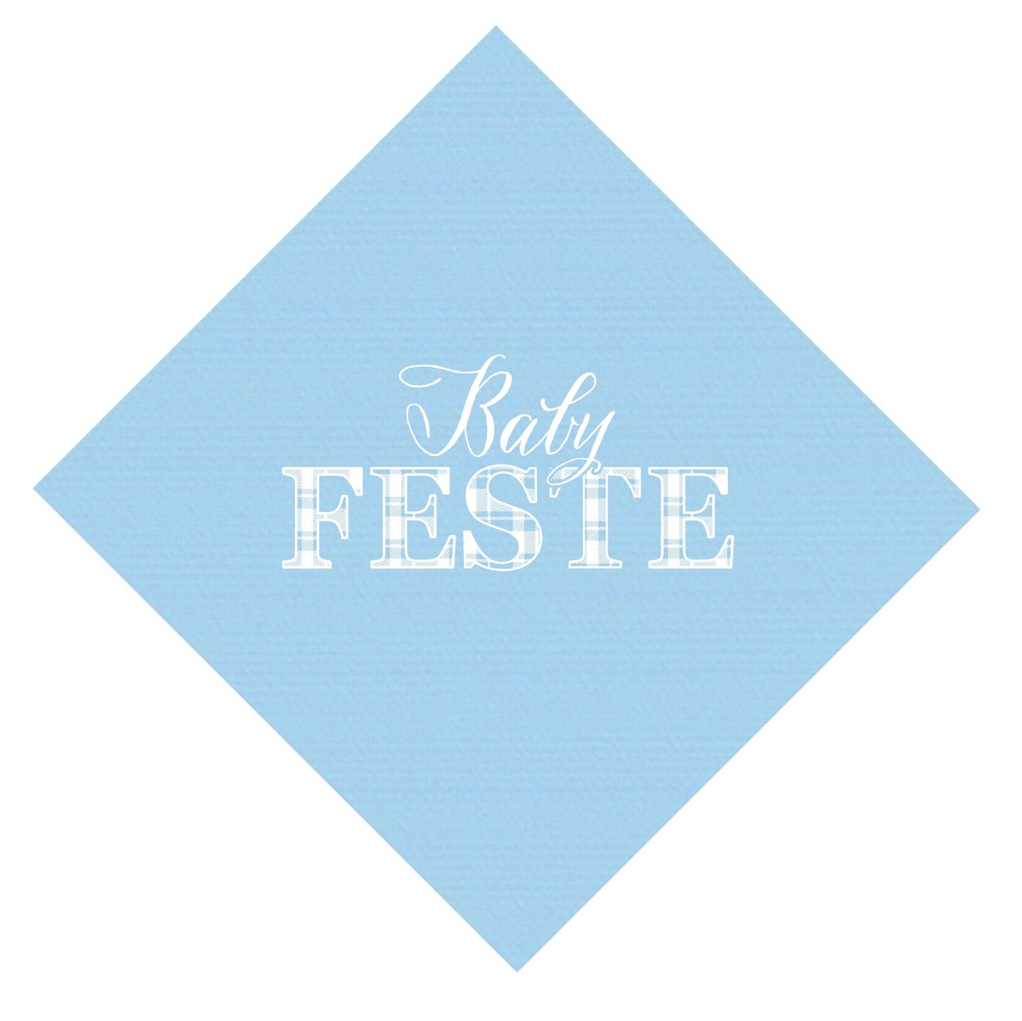 hello baby personalized cocktail napkins
