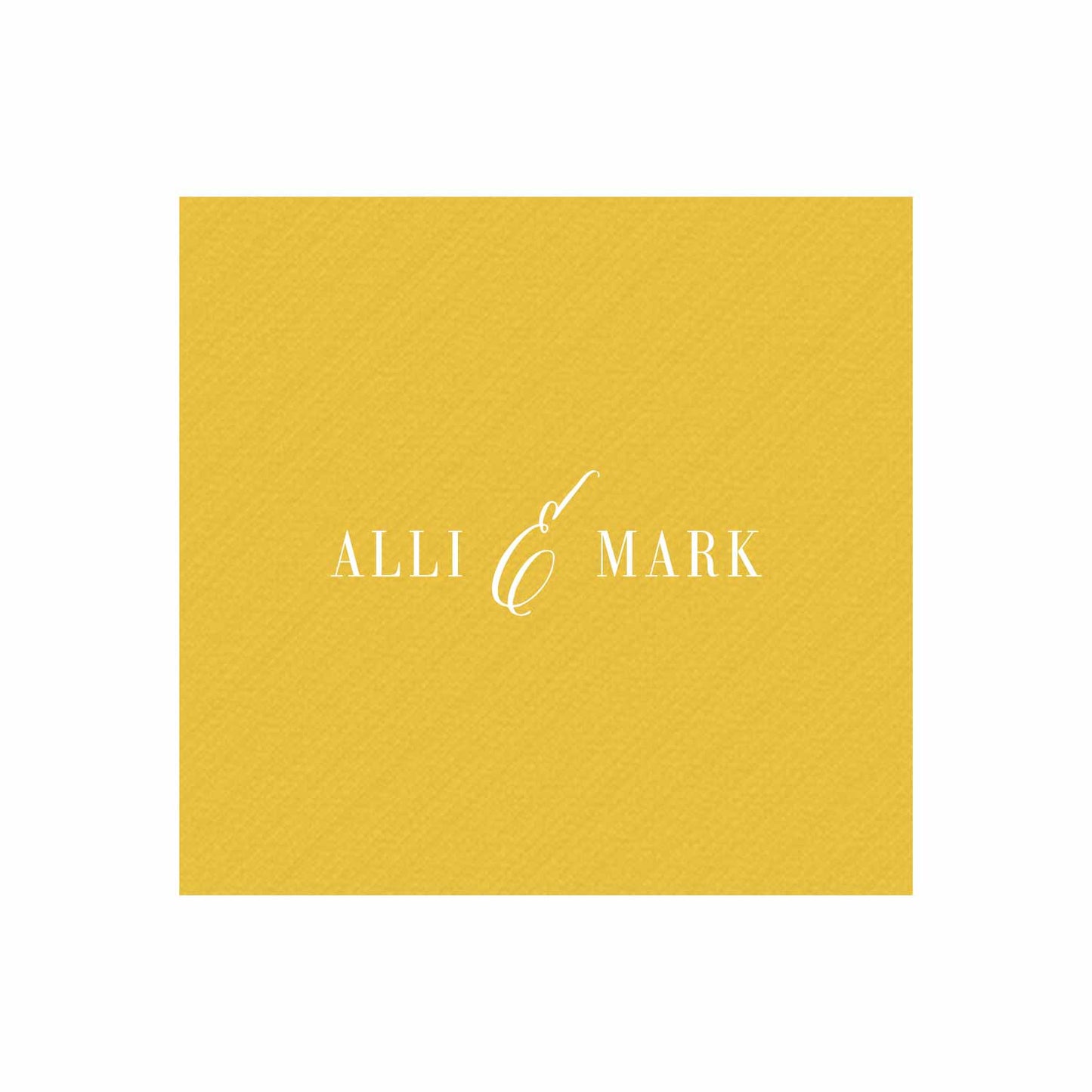 lemons personalized cocktail napkins