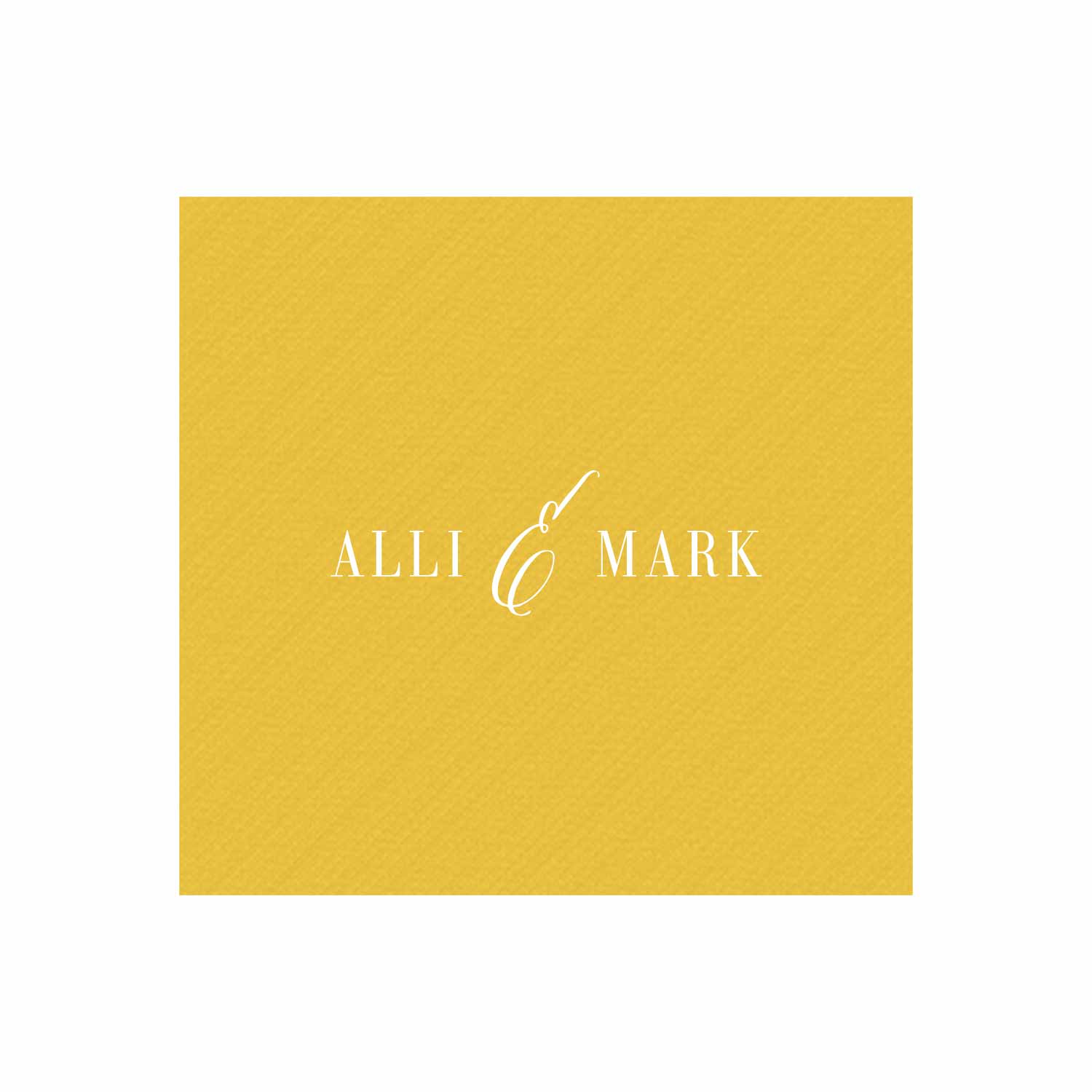 lemons personalized cocktail napkins