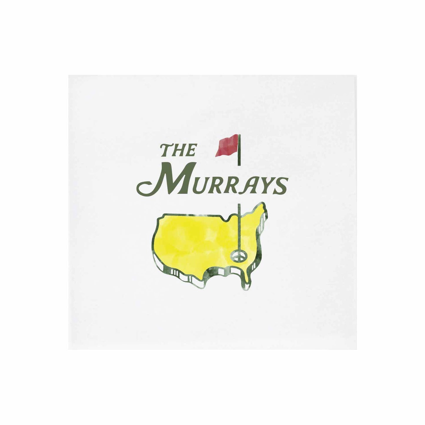 masters personalized cocktail napkins