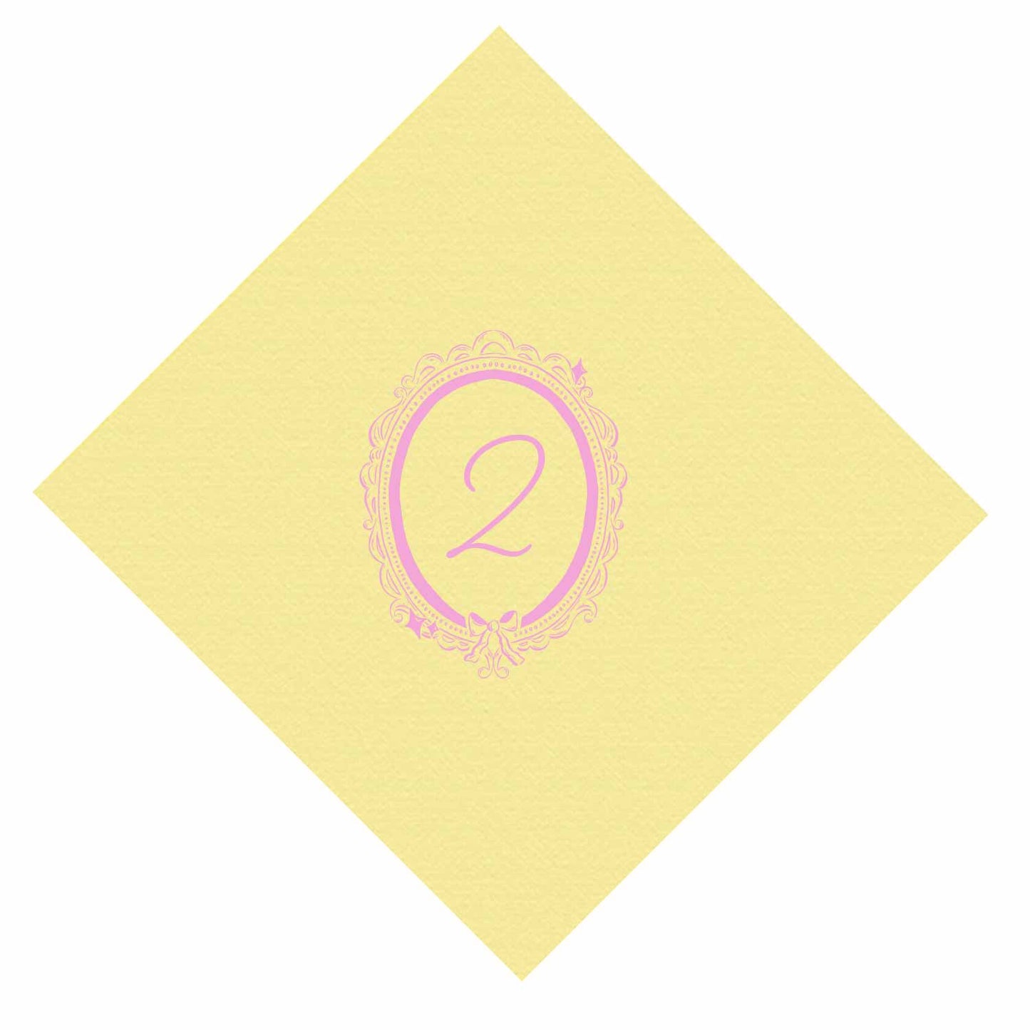 princess personalized cocktail napkins
