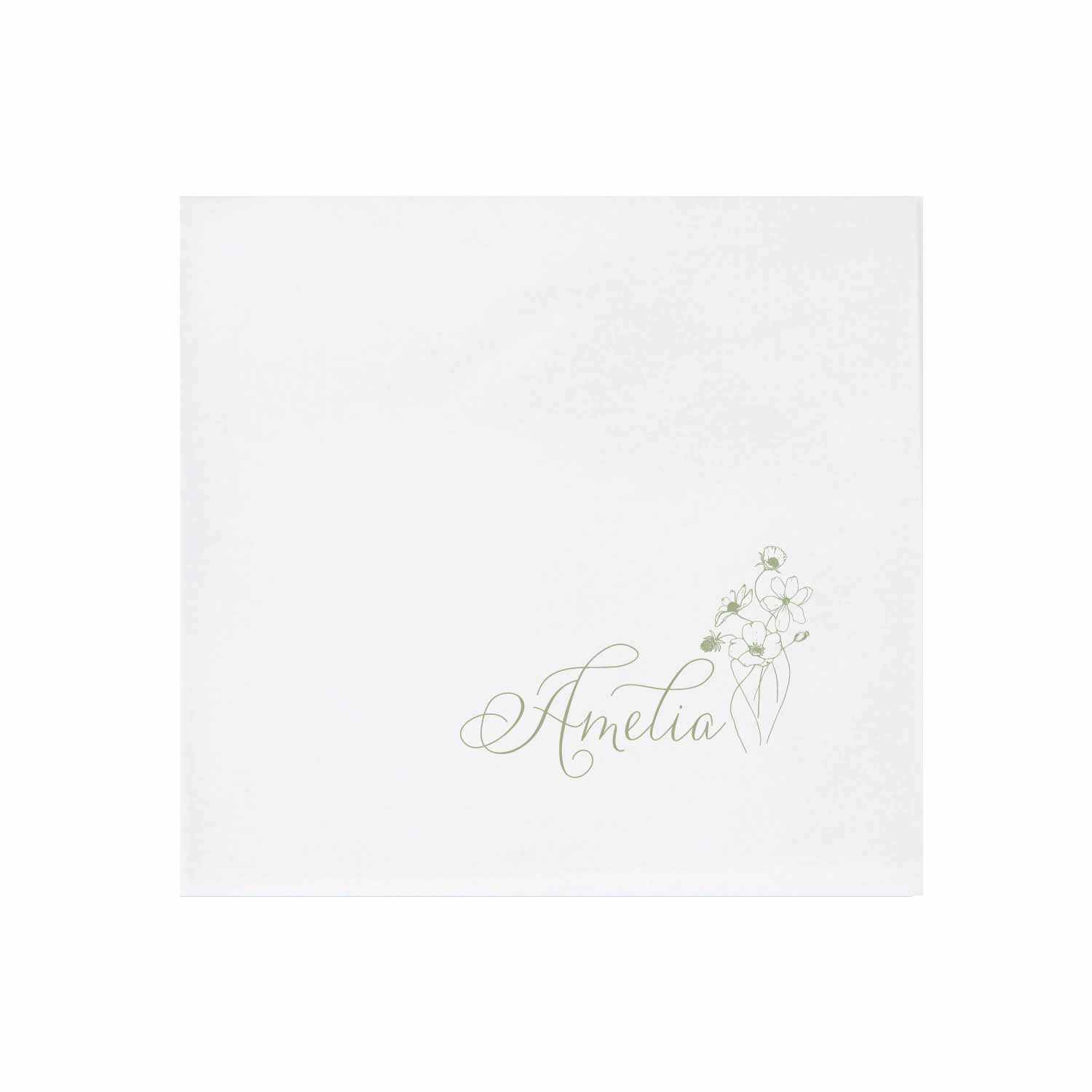 rosemary personalized cocktail napkins