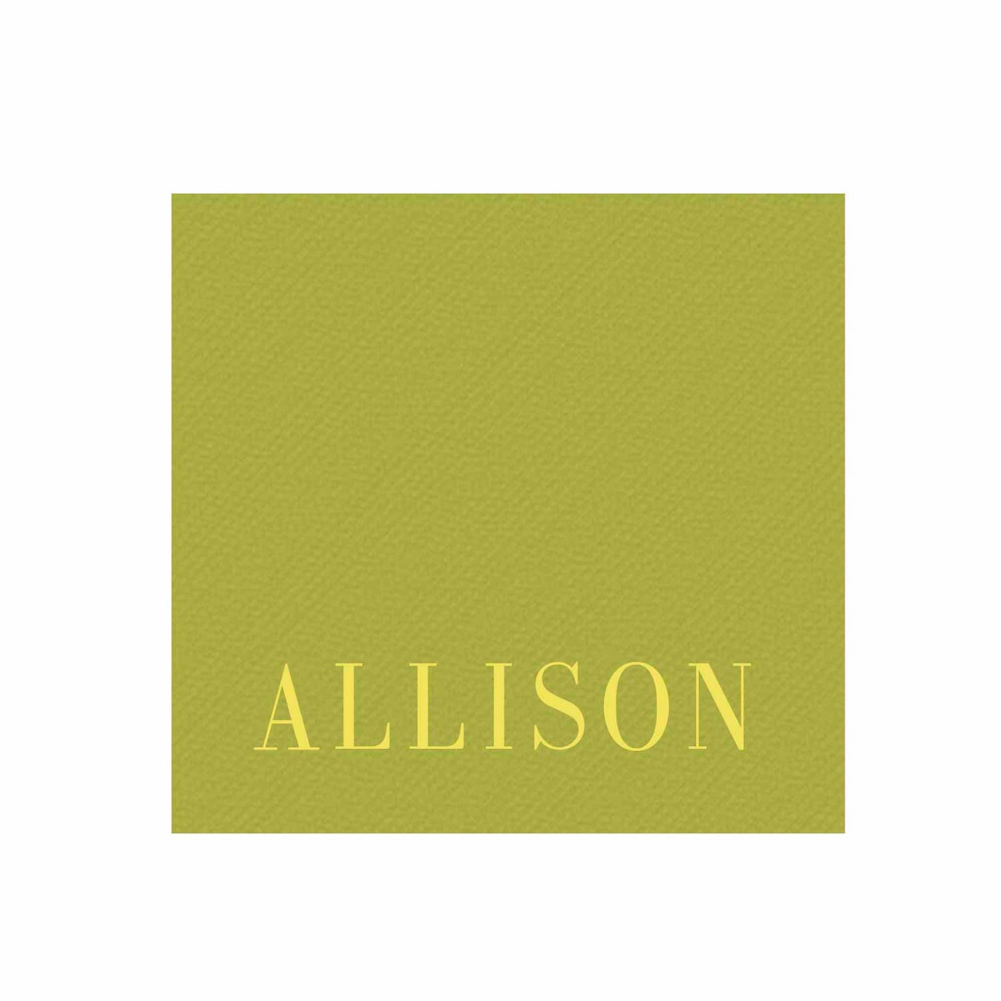 wildflower personalized cocktail napkins