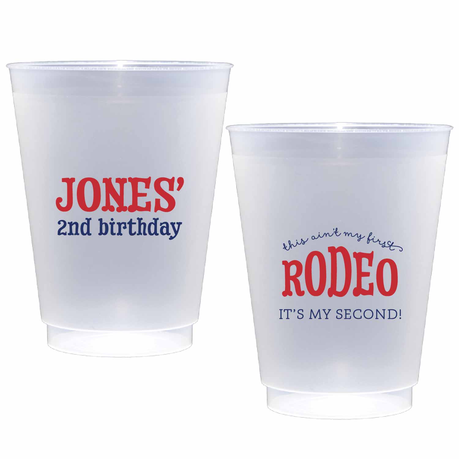 first rodeo personalized flex cup
