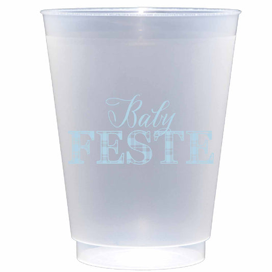 baby gingham personalized flex cup