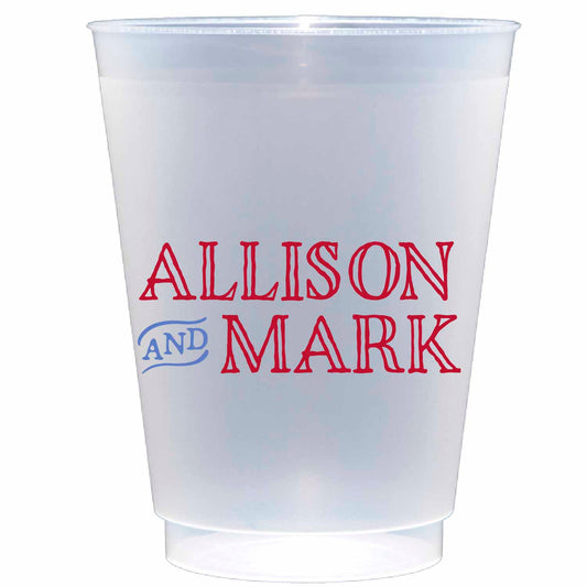 Personalized bbq | Frosted flex cup