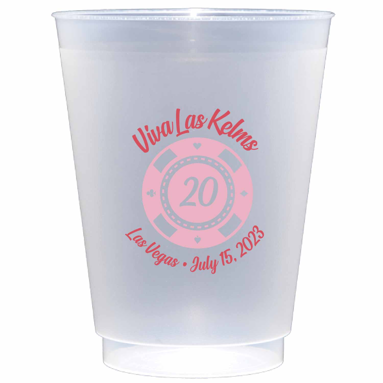 las vegas personalized flex cup
