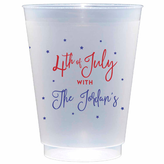 patriotic personalized flex cup
