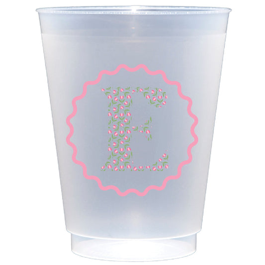 tulip initial personalized flex cup