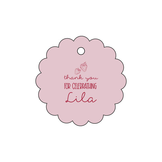 berry personalized gift tags