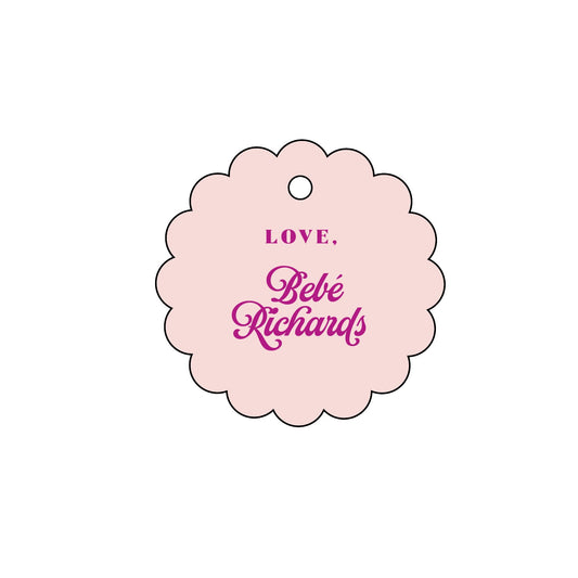 fiesta bebe personalized gift tags