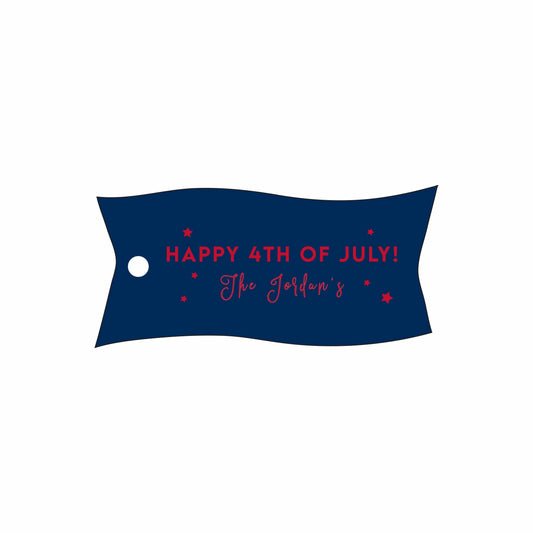 patriotic  Personalized Gift Tags