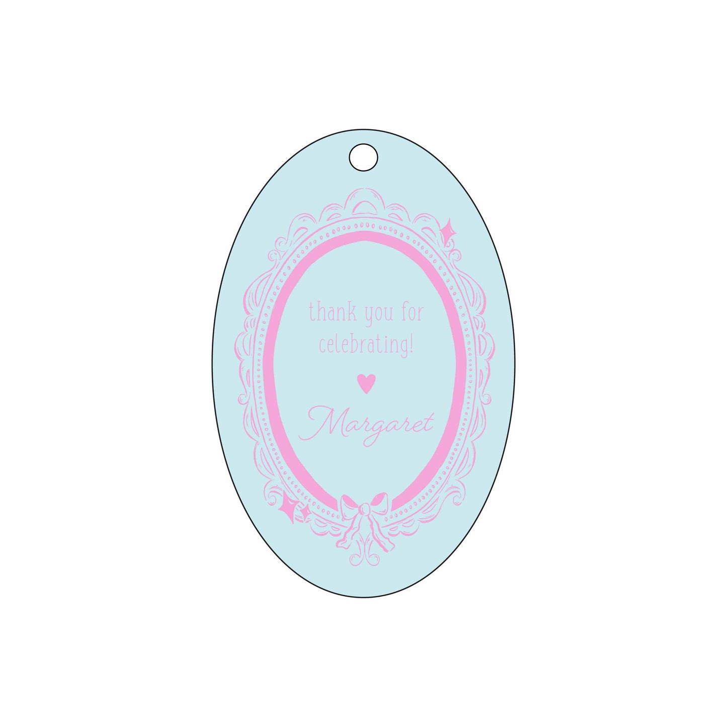 princess  Personalized Gift Tags