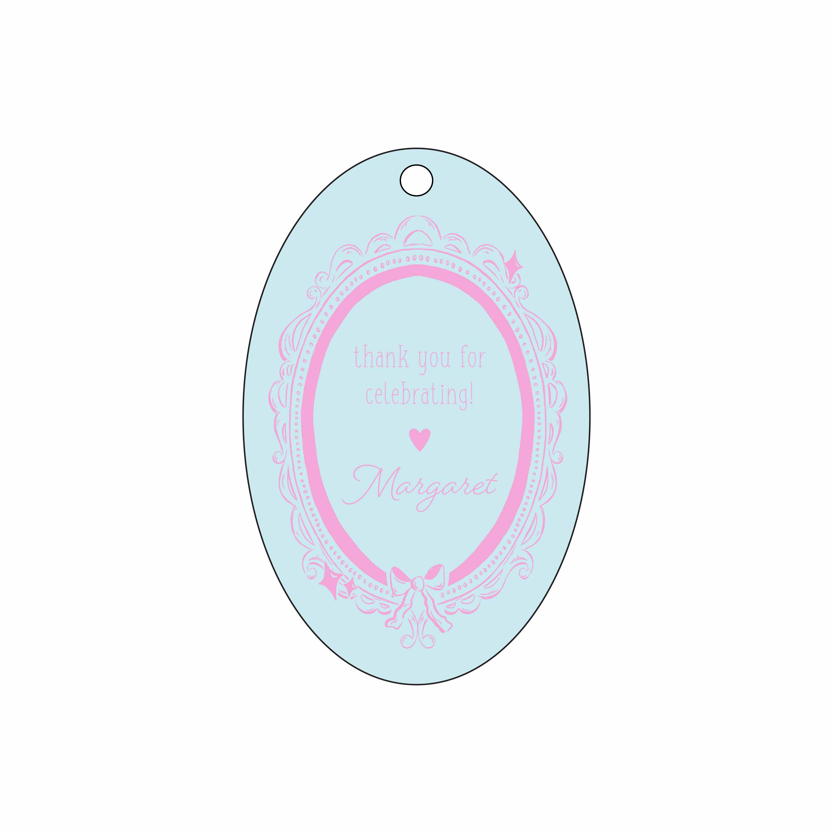 princess Personalized Gift Tags