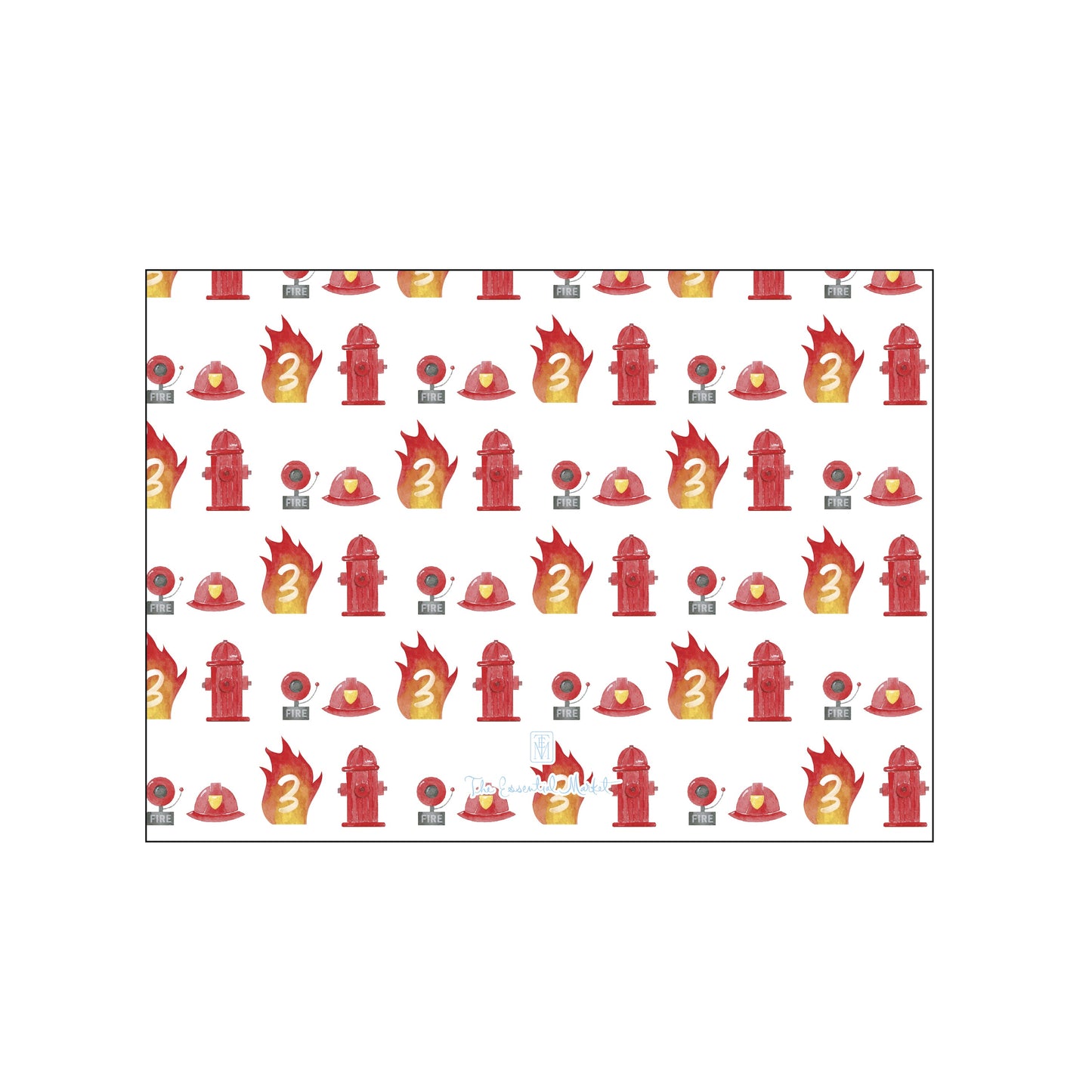 firetruck party | invitation