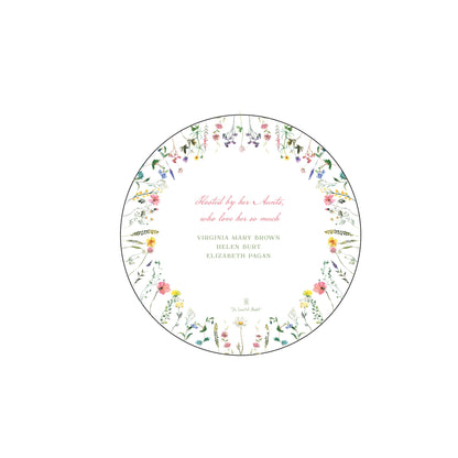 round floral | invitation
