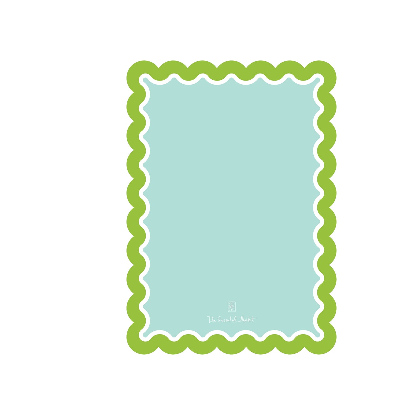 scallops and stripes | invitation