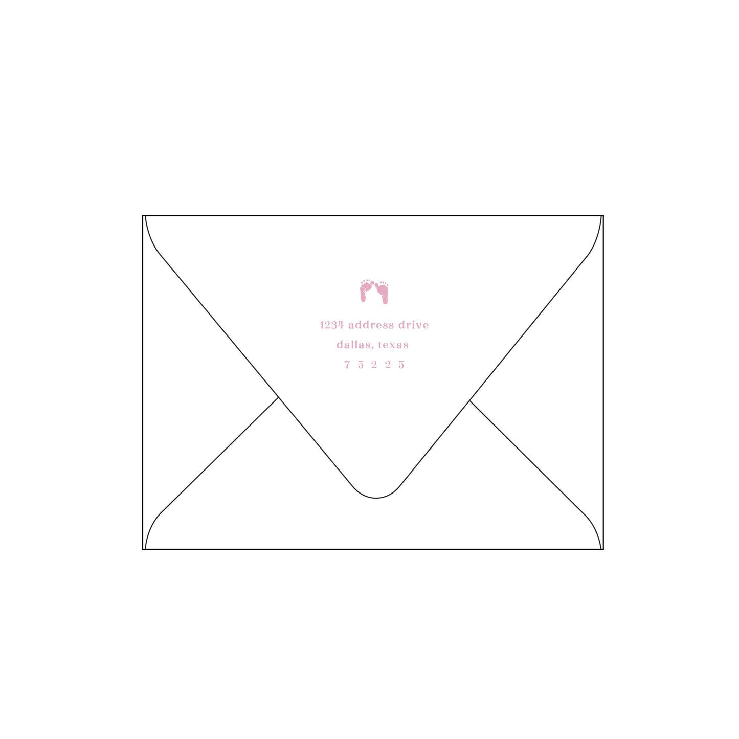 baby feet | invitation | specialty printing