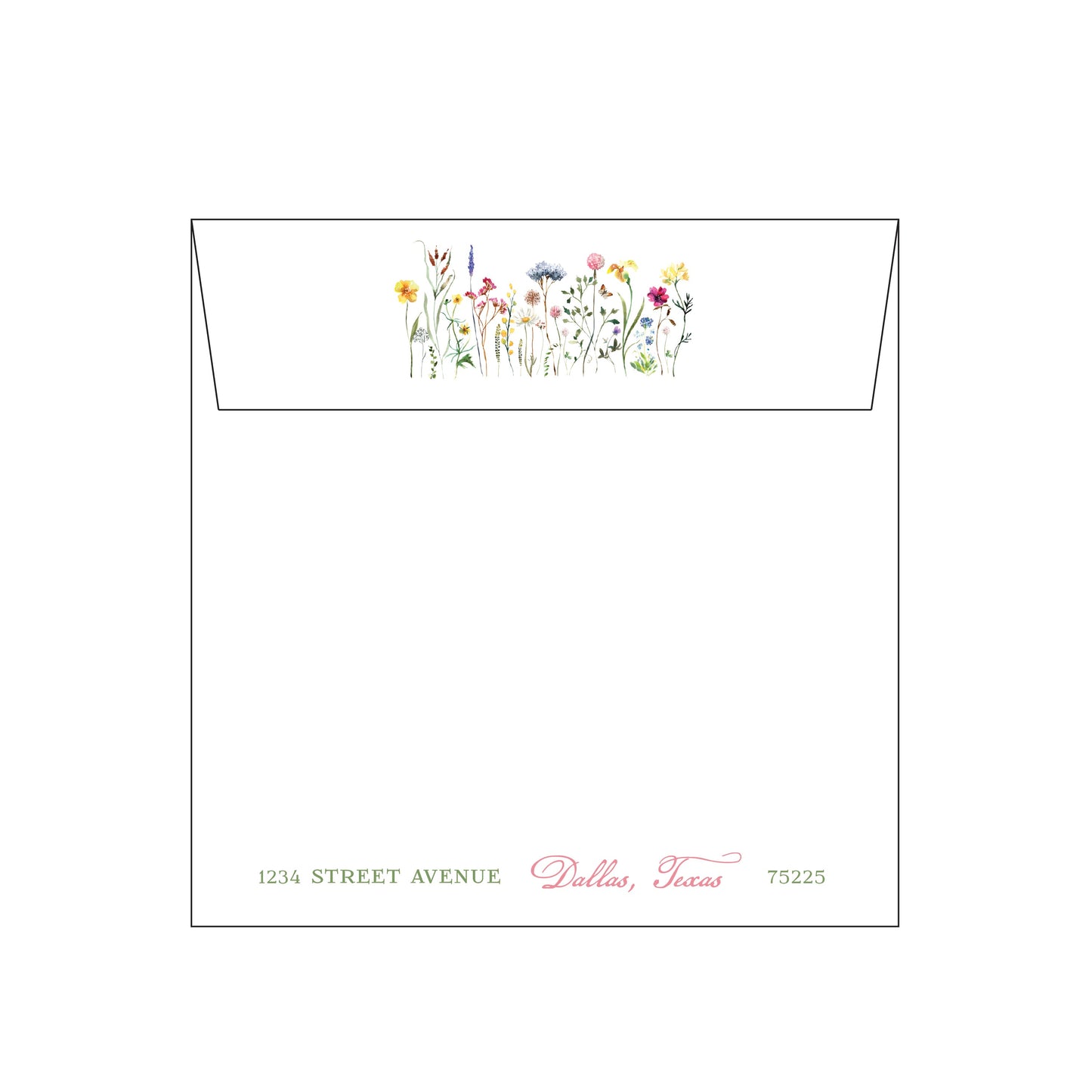 round floral | invitation