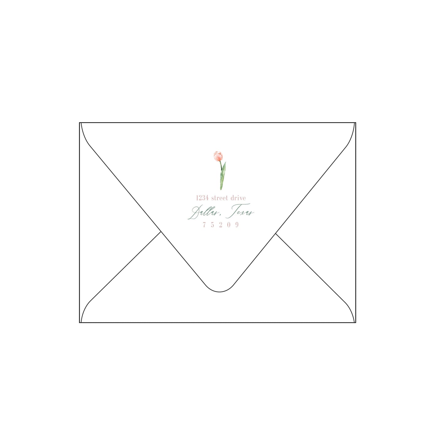 sage and tulip | invitation