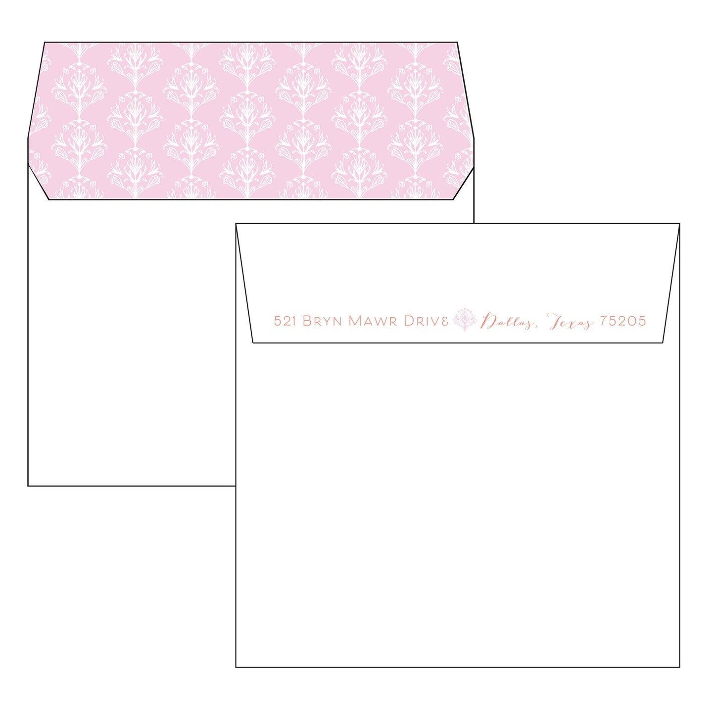 blockprint coral | invitation