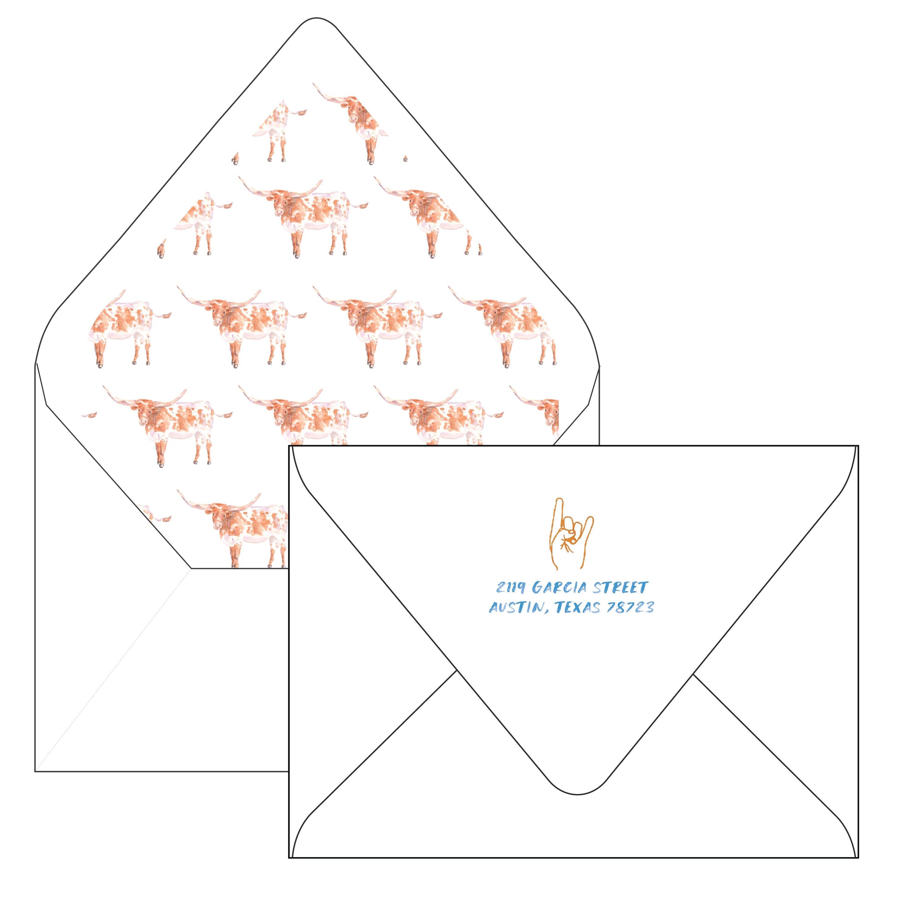 hook em baby | invitation